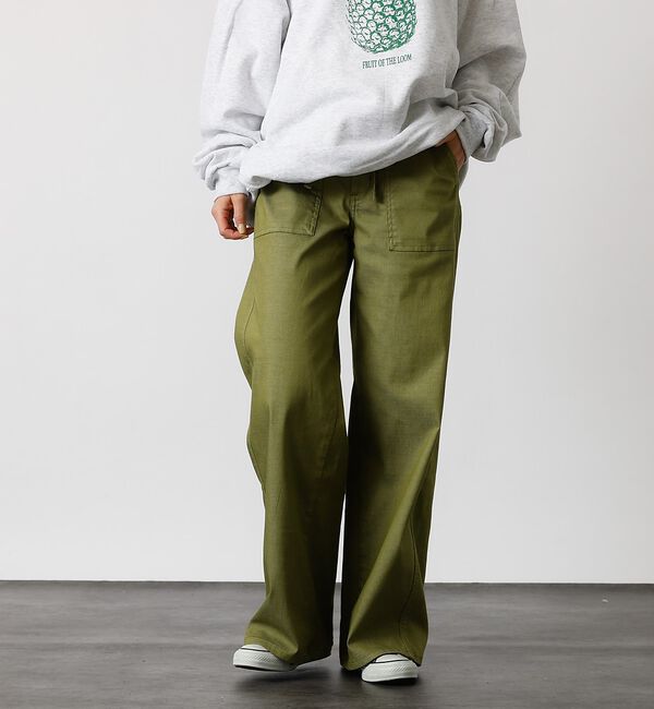 Rouge vif「【SOMETHING/サムシング】サマーベイカーパンツ ワイド / SUMMER」|デニム|