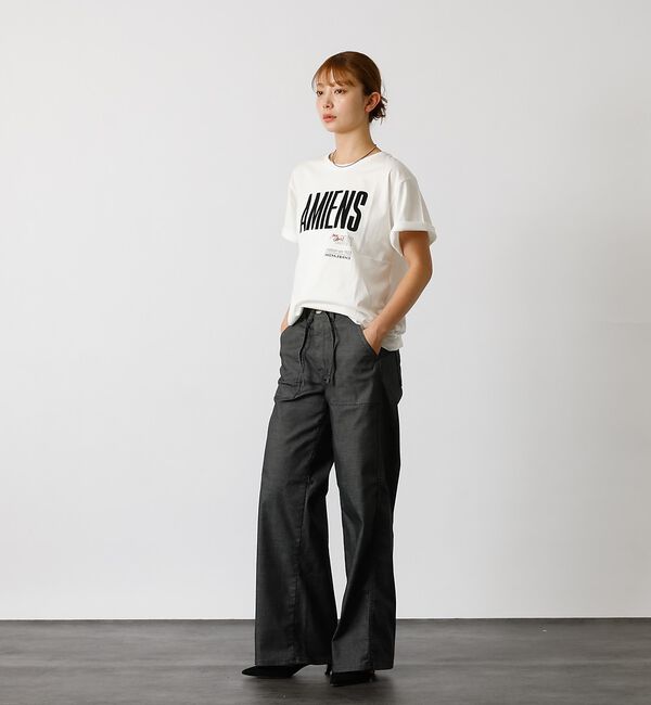 Rouge vif「【SOMETHING/サムシング】サマーベイカーパンツ ワイド / SUMMER」|デニム|