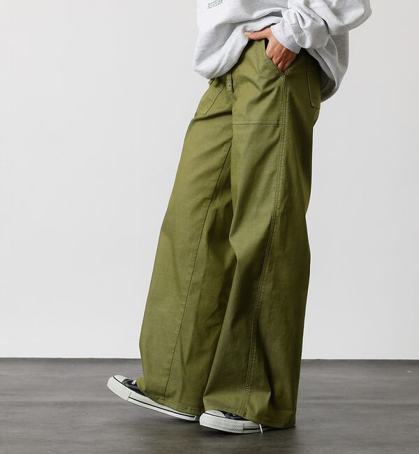 Rouge vif「【SOMETHING/サムシング】サマーベイカーパンツ ワイド / SUMMER」|デニム|