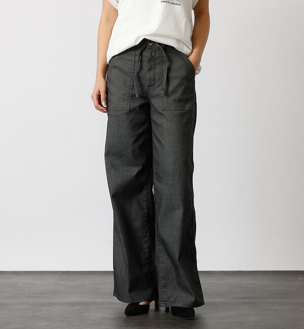 Rouge vif「【SOMETHING/サムシング】サマーベイカーパンツ ワイド / SUMMER」|デニム|