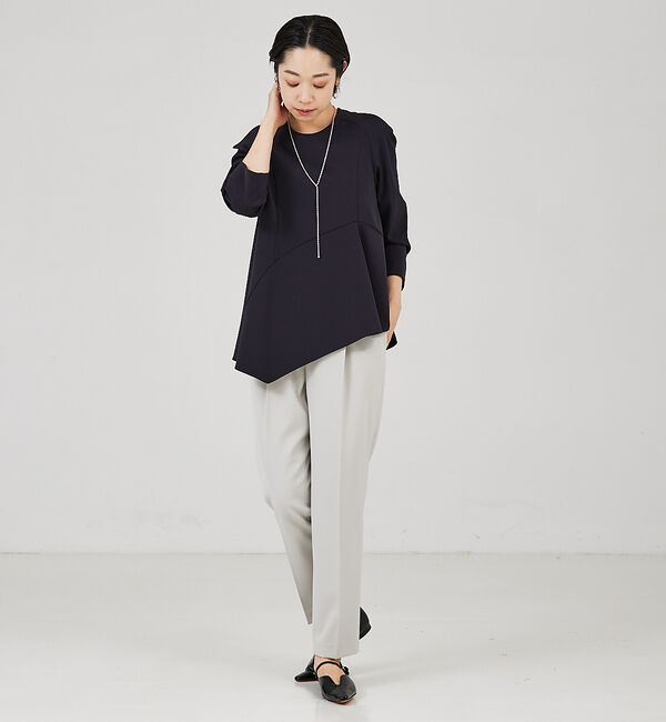 qualite「【セットアップ対応】アシメペプラムプルオーバー」|Tシャツ・カットソー|