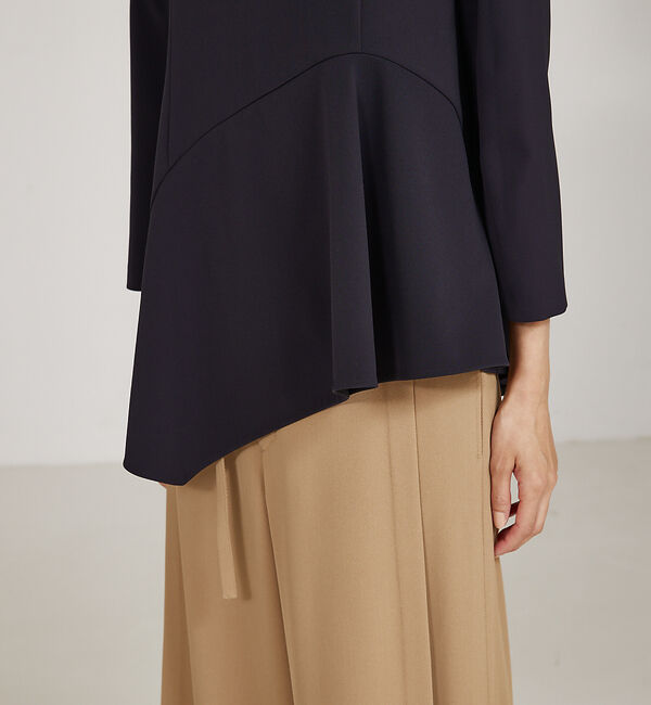 qualite「【セットアップ対応】アシメペプラムプルオーバー」|Tシャツ・カットソー|