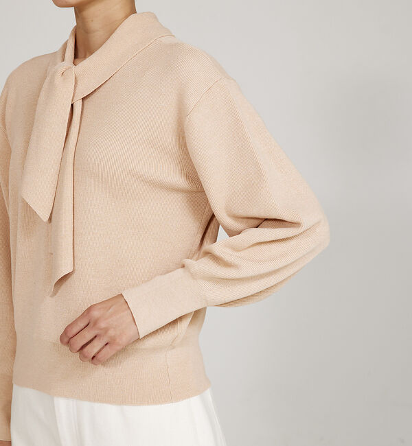 qualite「2WAYボウタイニット」|ニット・セーター|