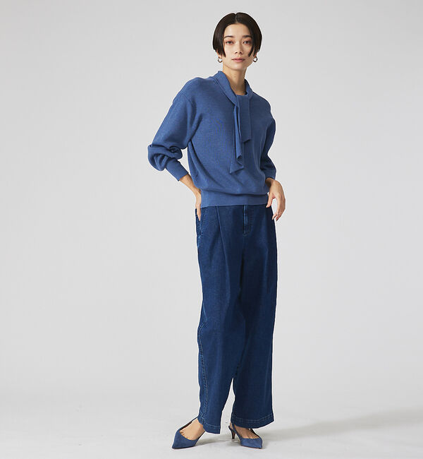 qualite「2WAYボウタイニット」|ニット・セーター|