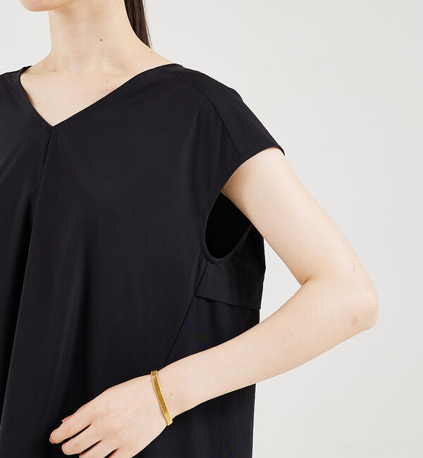 qualite「クールトリコットブラウス」|シャツ・ブラウス|