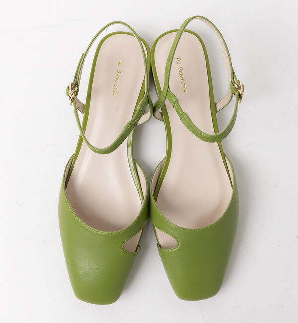 AU BANNISTER「スクエアトゥ ストラップパンプス」|サンダル|