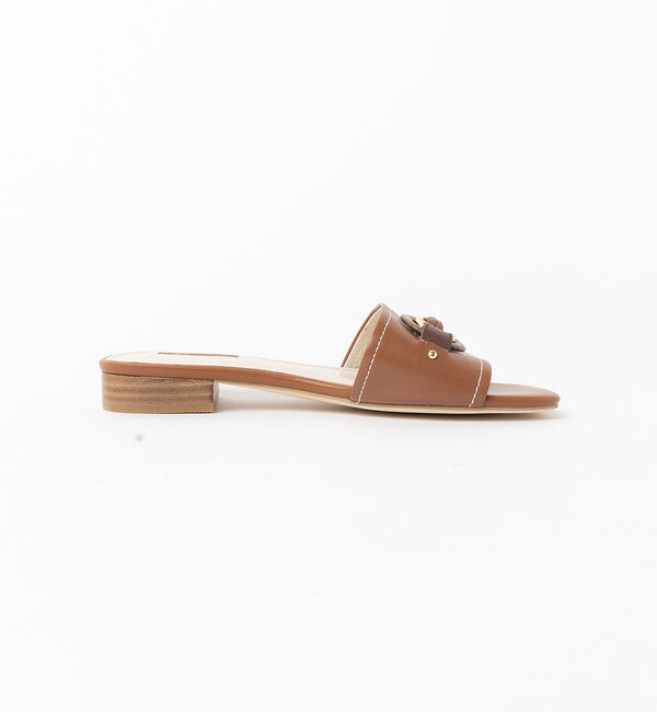 AU BANNISTER「ミックスパーツスライド フラットサンダル」|サンダル|