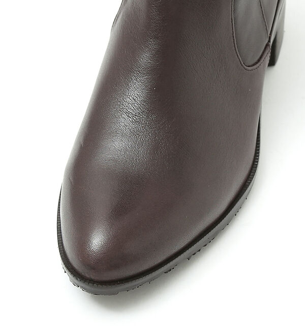 AU BANNISTER「【スノーソール】切り替えフラットロングブーツ」|ショートブーツ|