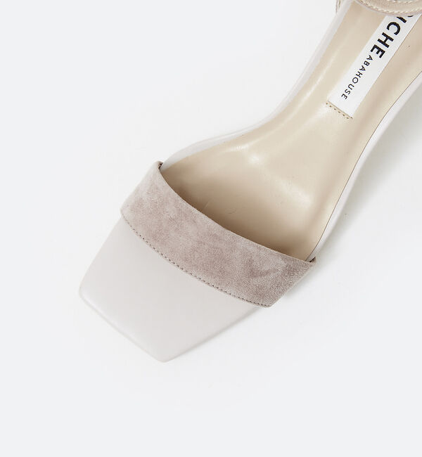 AU BANNISTER「アンクルストラップ スクエアトゥサンダル」|サンダル|