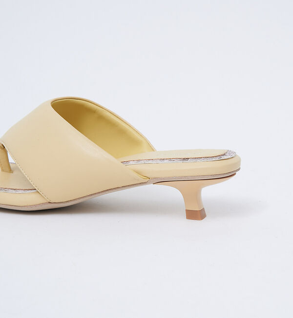 AU BANNISTER「【WEB限定】韓国風 クッション 3cmヒール サンダル」|サンダル|