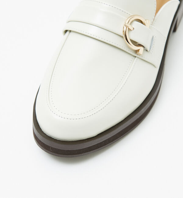 AU BANNISTER「ローファーモチーフミュール」|サンダル|