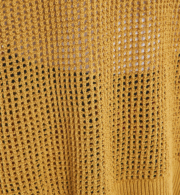 abahouse mavie「メッシュニットノースリプルオーバー」|ニット・セーター|