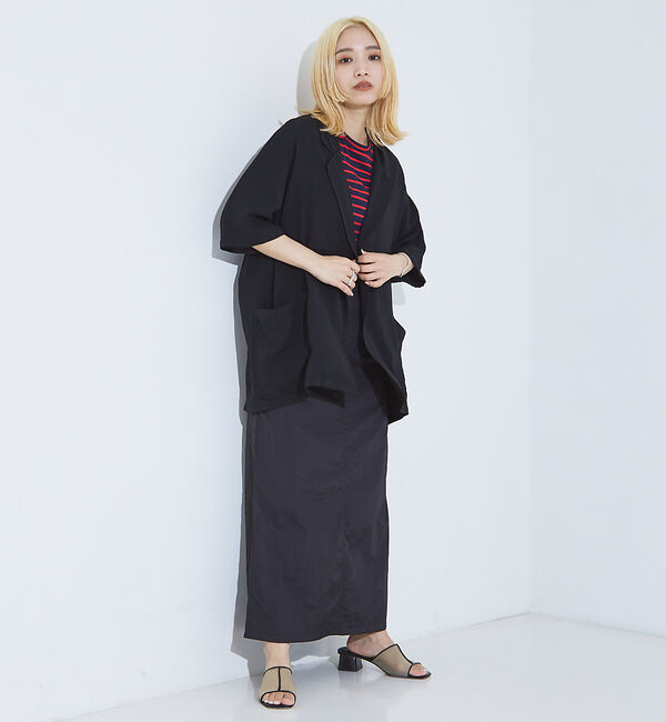 NOMINE「カットコンビ ワッシャー ワンピース」|ワンピース|