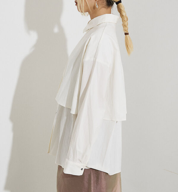 NOMINE「【セットアップ着用可】ロングフライ  ヨーク シャツ」|シャツ・ブラウス|