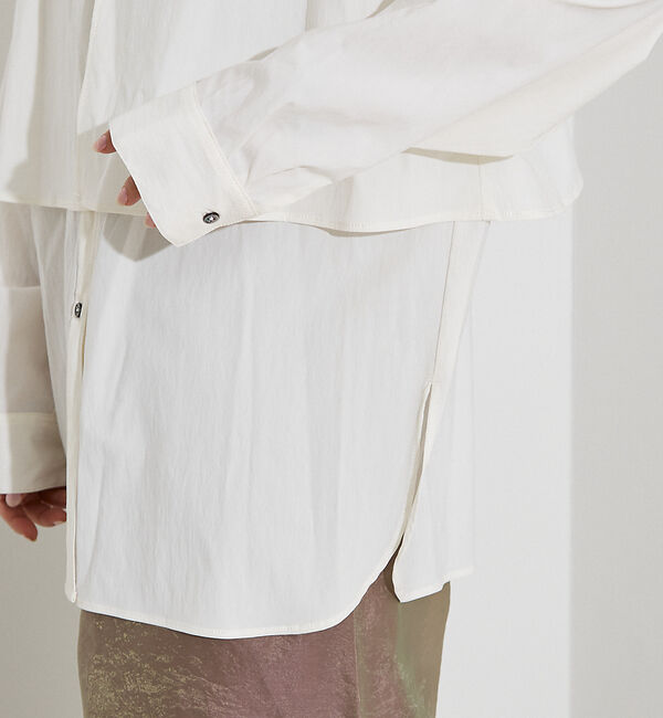 NOMINE「【セットアップ着用可】ロングフライ  ヨーク シャツ」|シャツ・ブラウス|