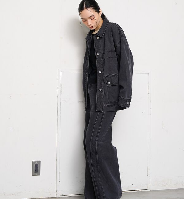 NOMINE「【セットアップ対応】オーバーサイズ デニム ジャケット / カバーオール」|その他|