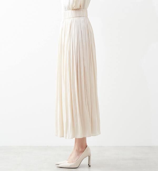 TIARA「《定番》ヴィンテージサテンギャザースカート」|スカート|
