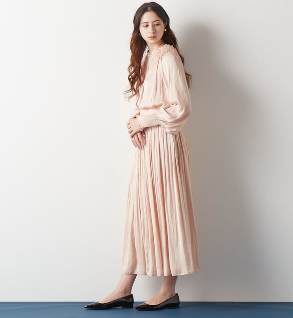 TIARA「《定番》ヴィンテージサテンギャザースカート」|スカート|