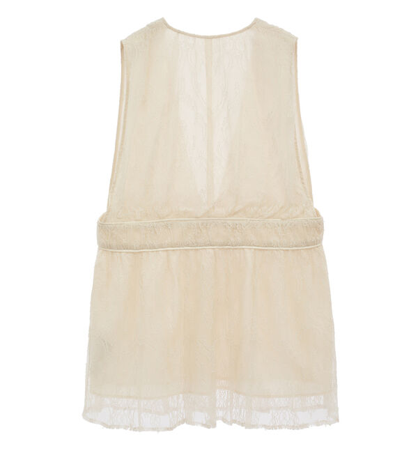 TIARA「レースベスト」|ベスト・ジレ|