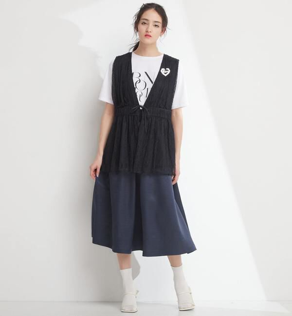 TIARA「レースベスト」|ベスト・ジレ|