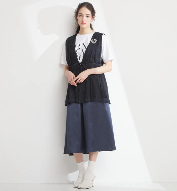 TIARA「レースベスト」|ベスト・ジレ|