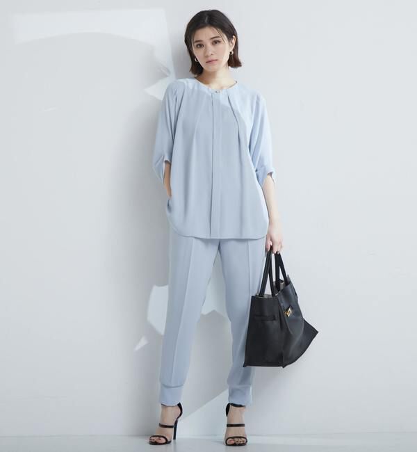 TIARA「2WAYドルマンブラウス」|シャツ・ブラウス|ブルー