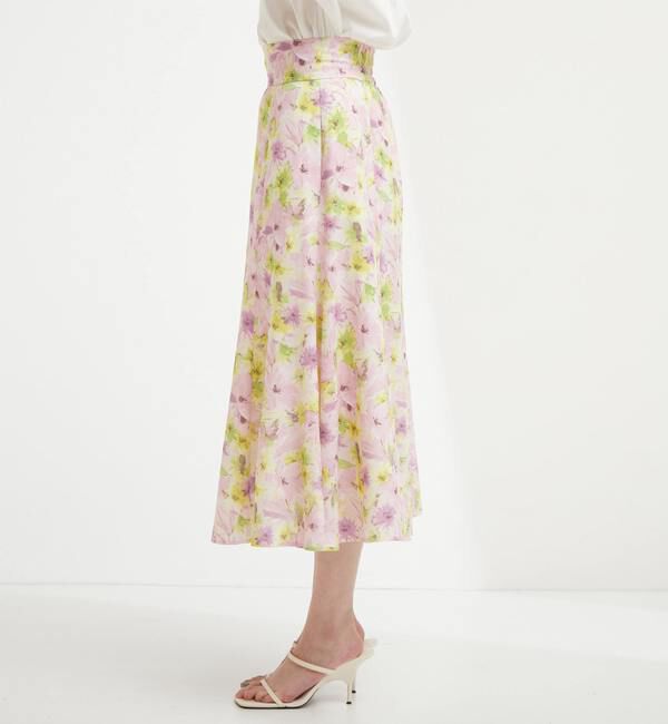 TIARA「カルゼフラワープリントマーメイドスカート」|スカート|