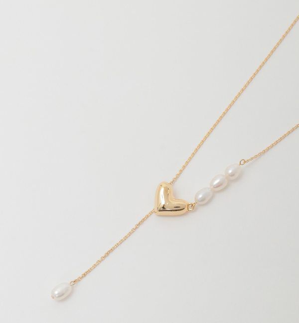TIARA「【MIHOKO SAKAI/ミホコサカイ】ハート/パールネックレス（PN61）」|ネックレス|
