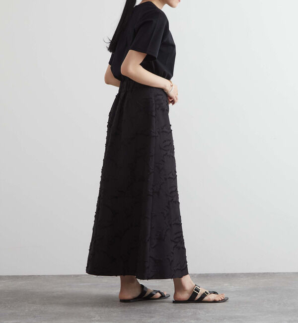 Liesse「マキシジャガードスカート」|スカート|