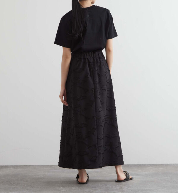 Liesse「マキシジャガードスカート」|スカート|