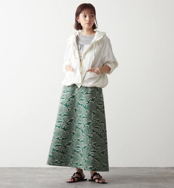 Liesse「マキシジャガードスカート」|スカート|