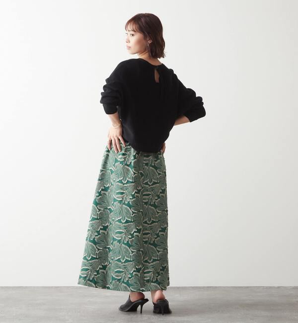 Liesse「マキシジャガードスカート」|スカート|