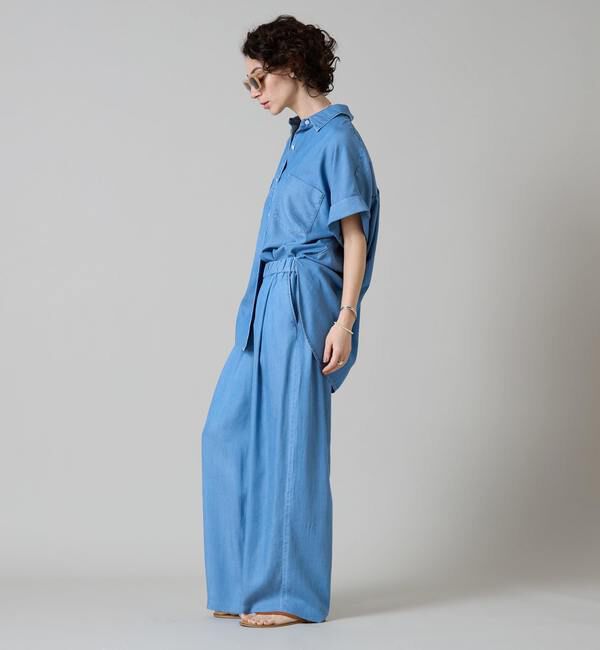 Liesse「《大草直子さん着用》イージータックデニムパンツ」|デニム|