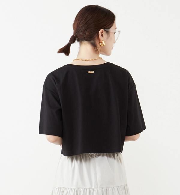 SOFFITTO「短丈プリントTシャツ」|Tシャツ・カットソー|