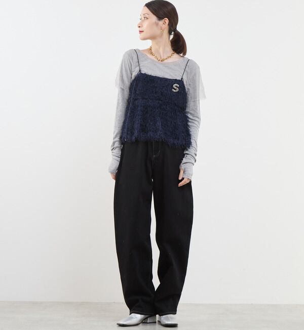 Soffitto「フリンジキャミソールビスチェ」|キャミソール|