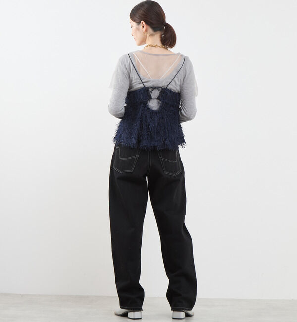 Soffitto「フリンジキャミソールビスチェ」|キャミソール|