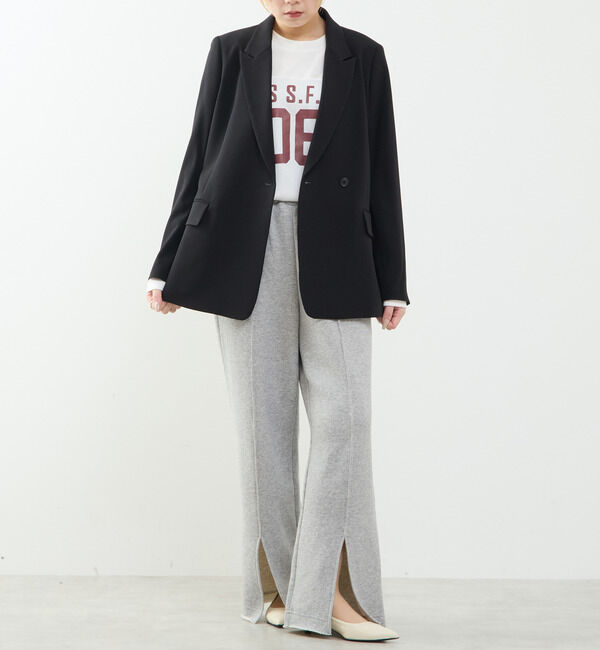 SOFFITTO「ピークドラペルジャケット」|テーラードジャケット|