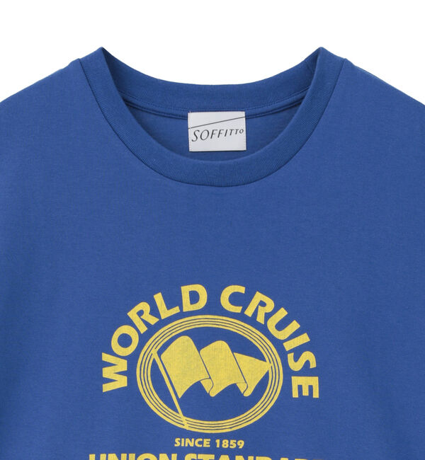 SOFFITTO「ヴィンテージライクプリントTシャツ」|Tシャツ・カットソー|