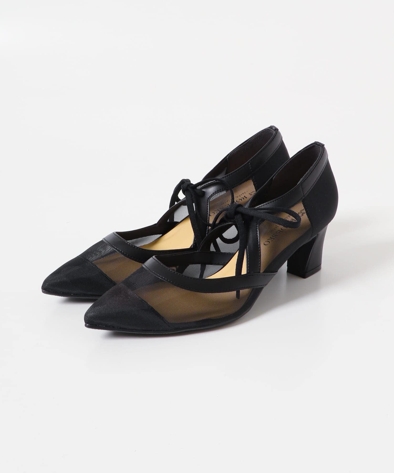 RODE SKO「『MADE IN JAPAN』チャンキーヒールリボンパンプス」|パンプス|