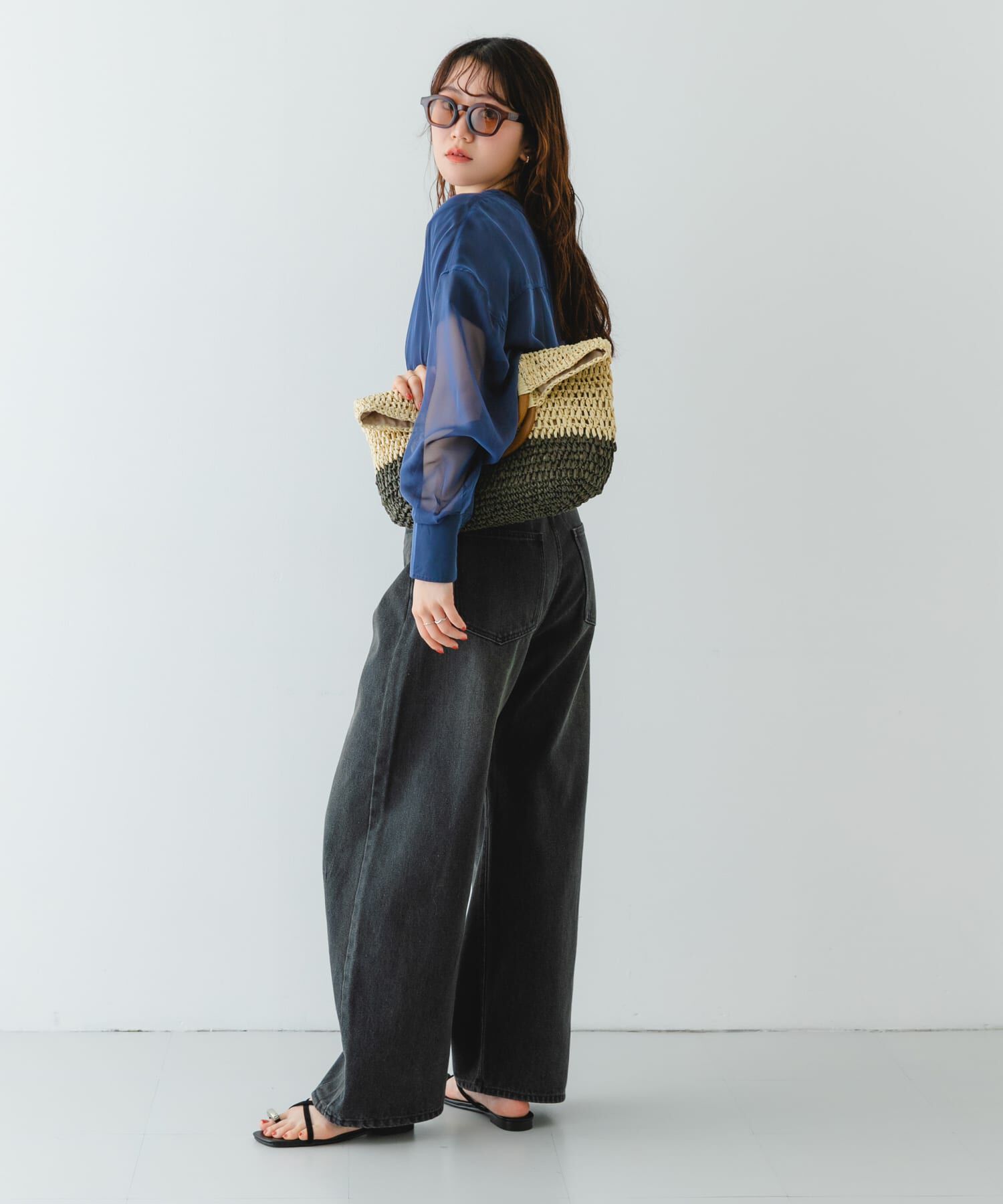 RODE SKO「『MADE IN JAPAN』プチメタルクロスフラットサンダル」|サンダル|