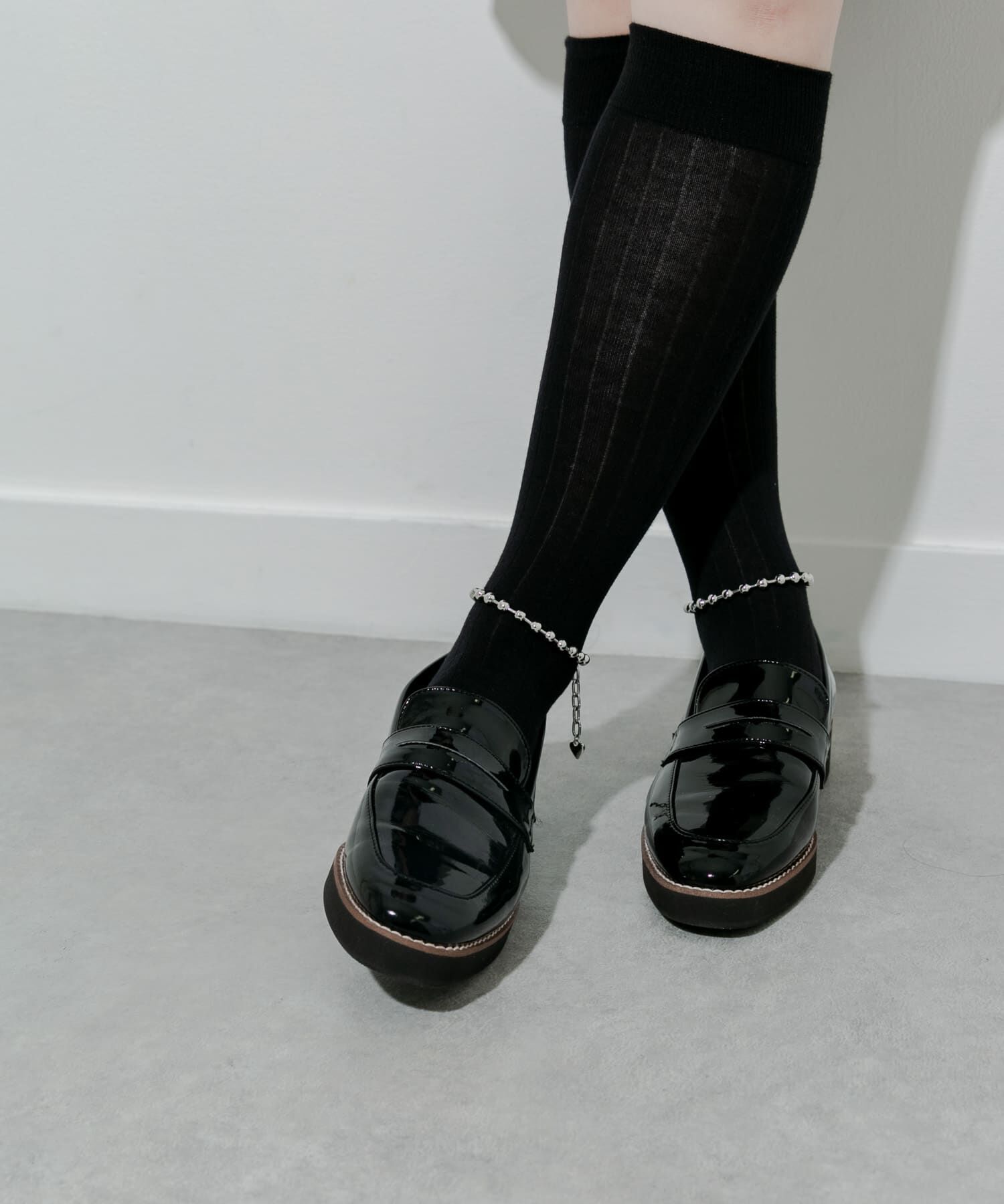 SMELLY「『WEB/一部店舗限定』ボールエンドハートアンクレット」|アンクレット|