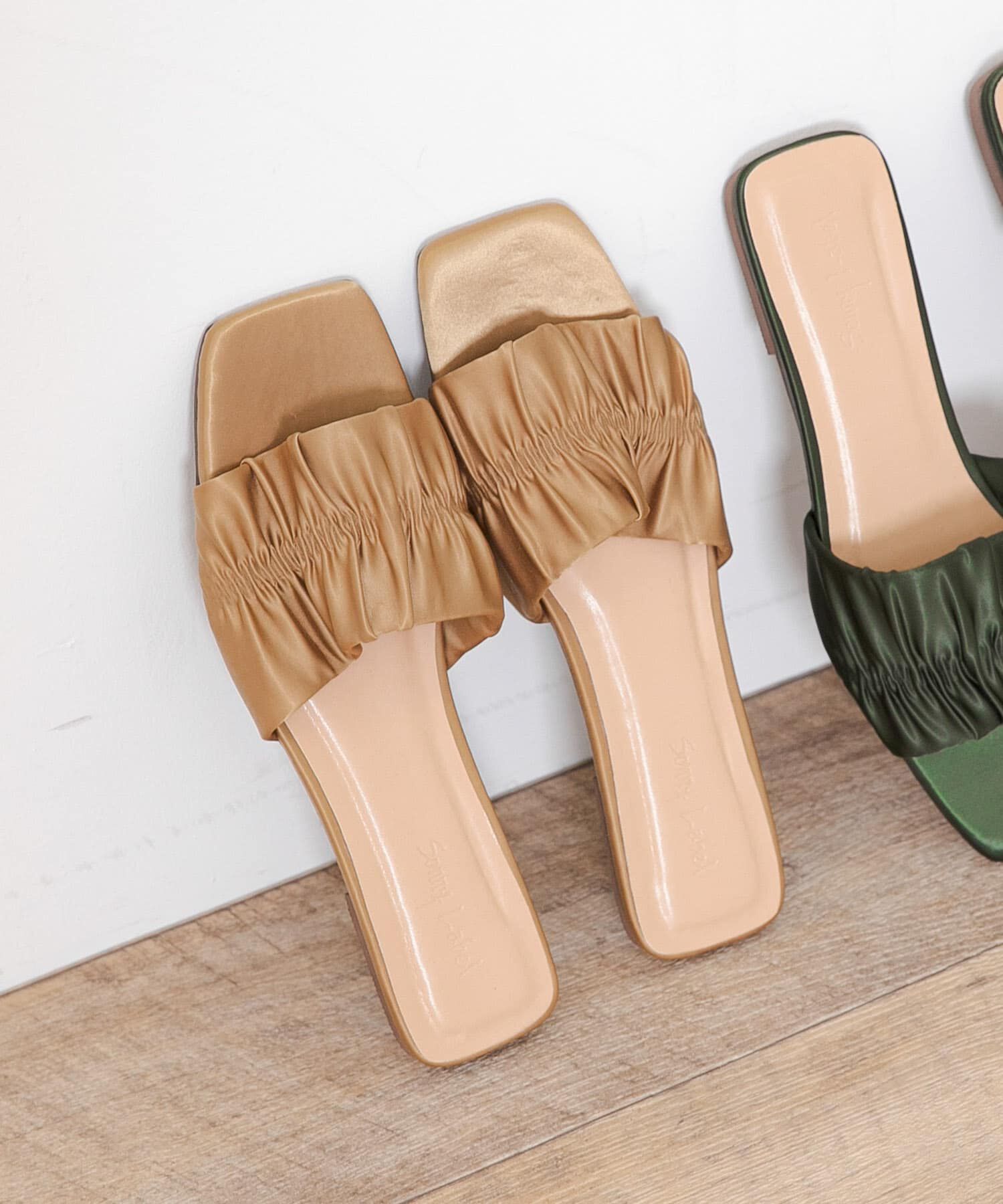 Sonny Label 「サテンシャーリングサンダル」|サンダル|