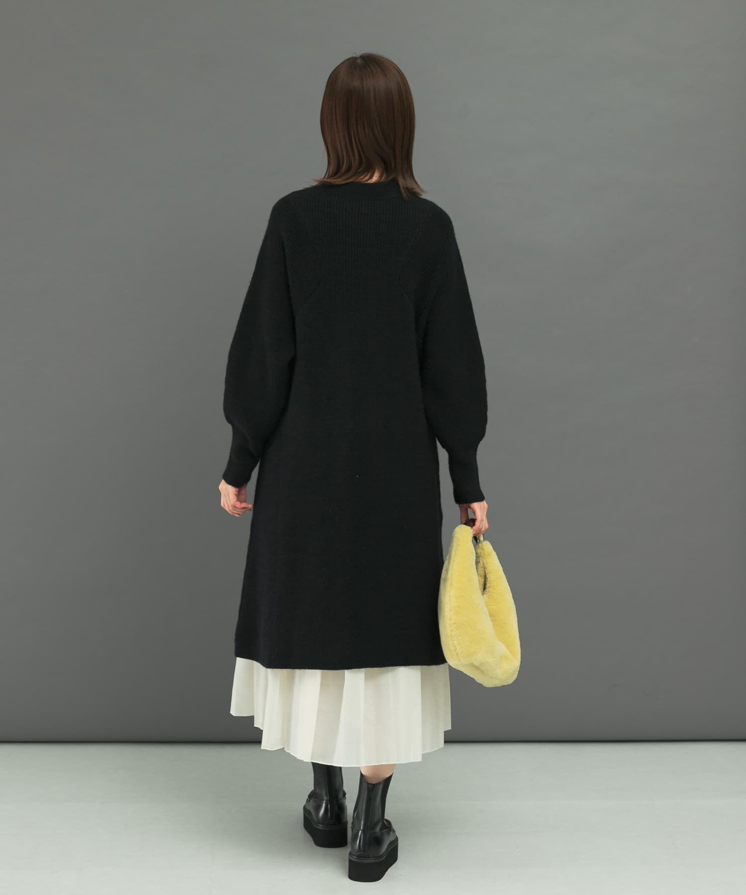 URBAN RESEARCH ROSSO「『WEB限定』畦ニットミニワンピース」|ワンピース|