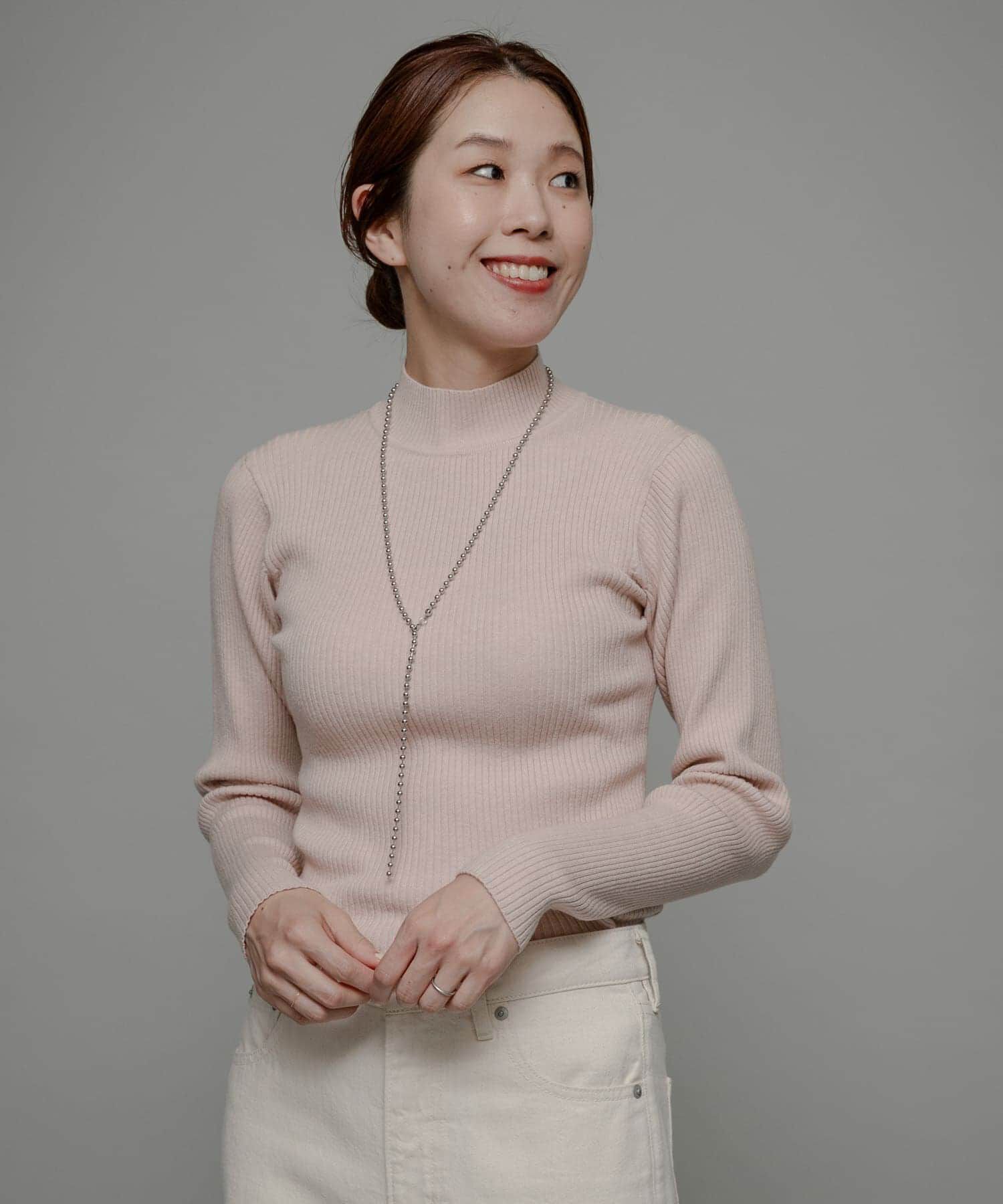 Sonny Label 「ウォッシャブルリブハイネックニットプルオーバー」|ニット・セーター|