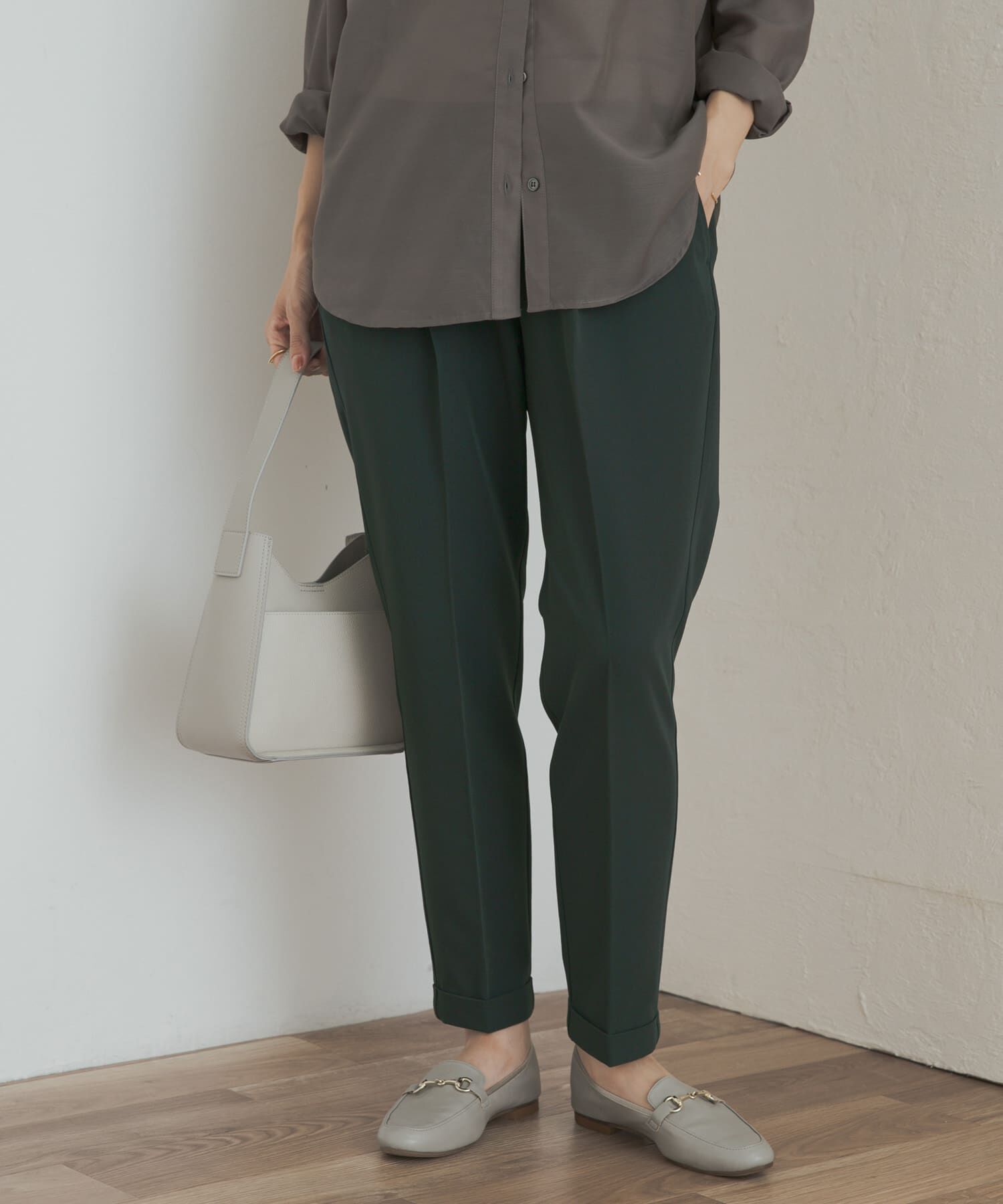 URBAN RESEARCH DOORS「『3サイズ展開』ストレッチテーパードイージーパンツ」|その他|