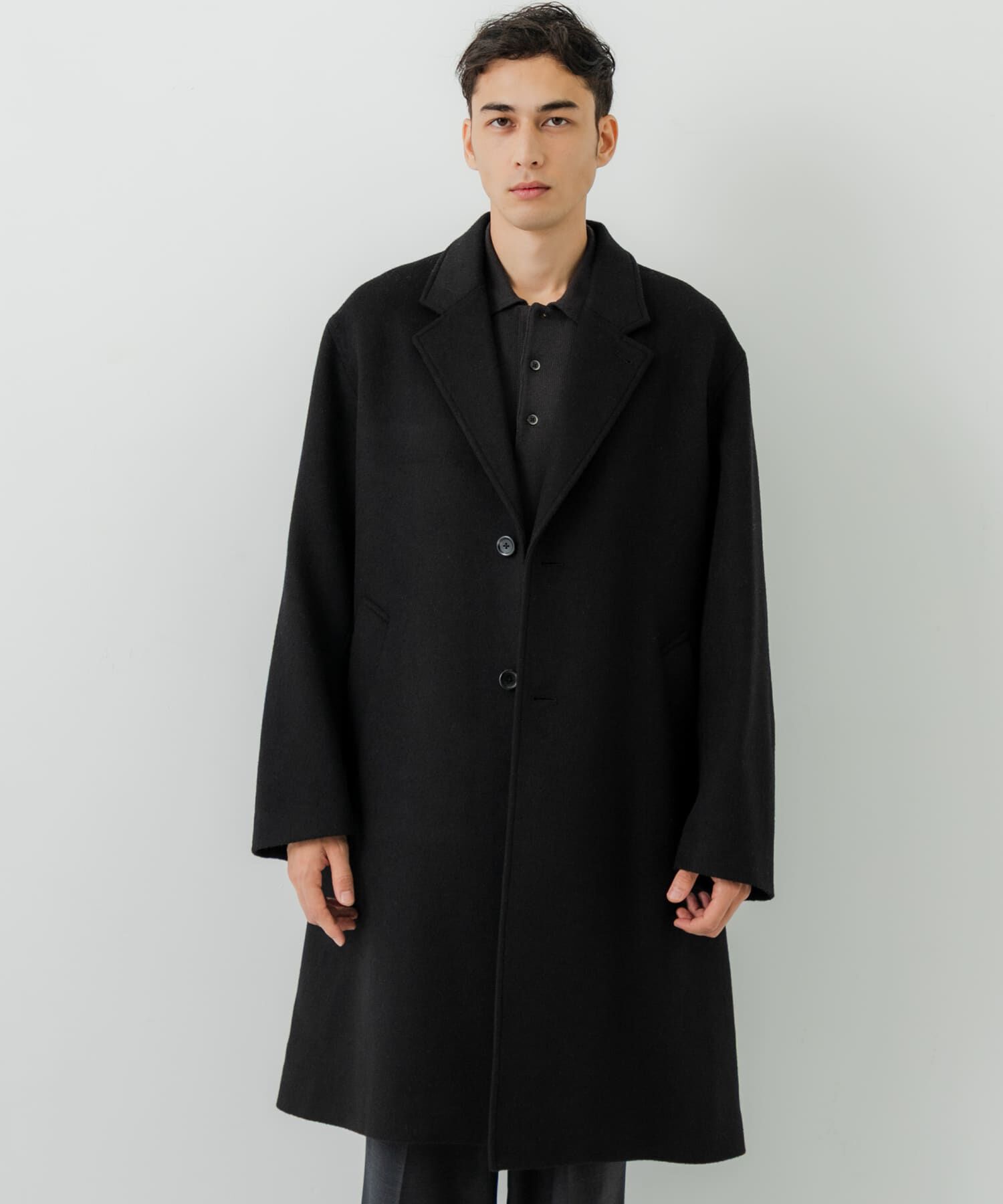 URBAN RESEARCH「WOOL OVER CHESTER COAT」|チェスターコート|