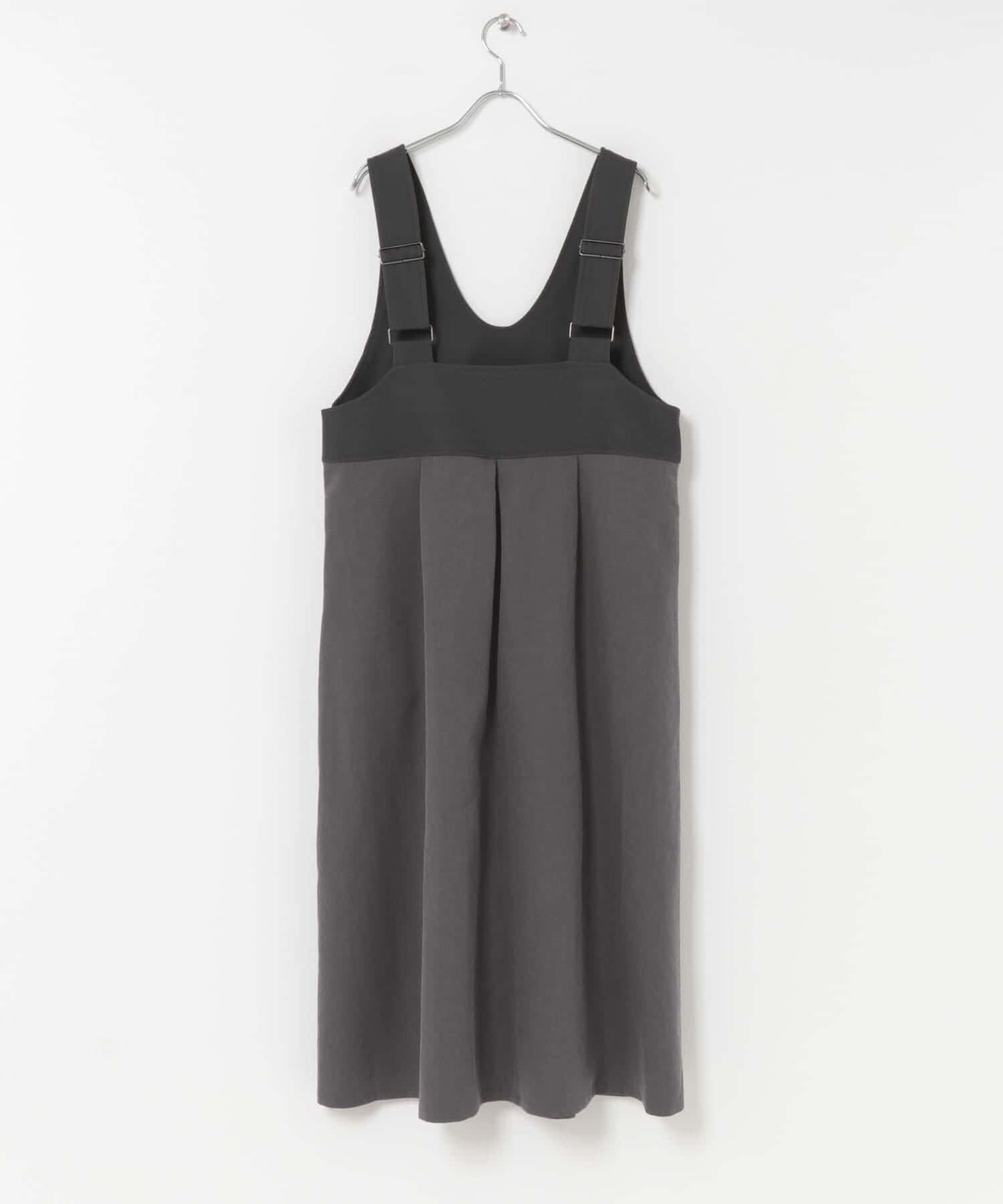 URBAN RESEARCH DOORS「深Uネック切替ジャンパースカート」|ワンピース|