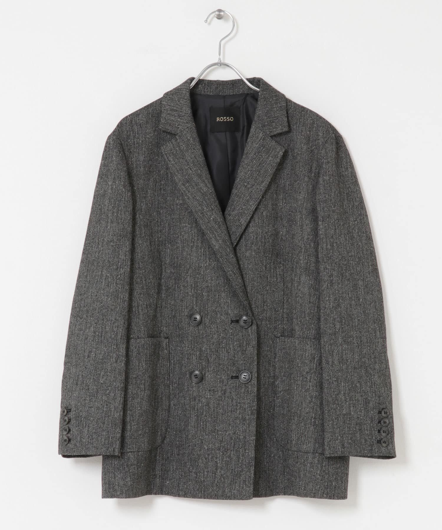 URBAN RESEARCH ROSSO「ツイードテーラードダブルジャケット」|その他|