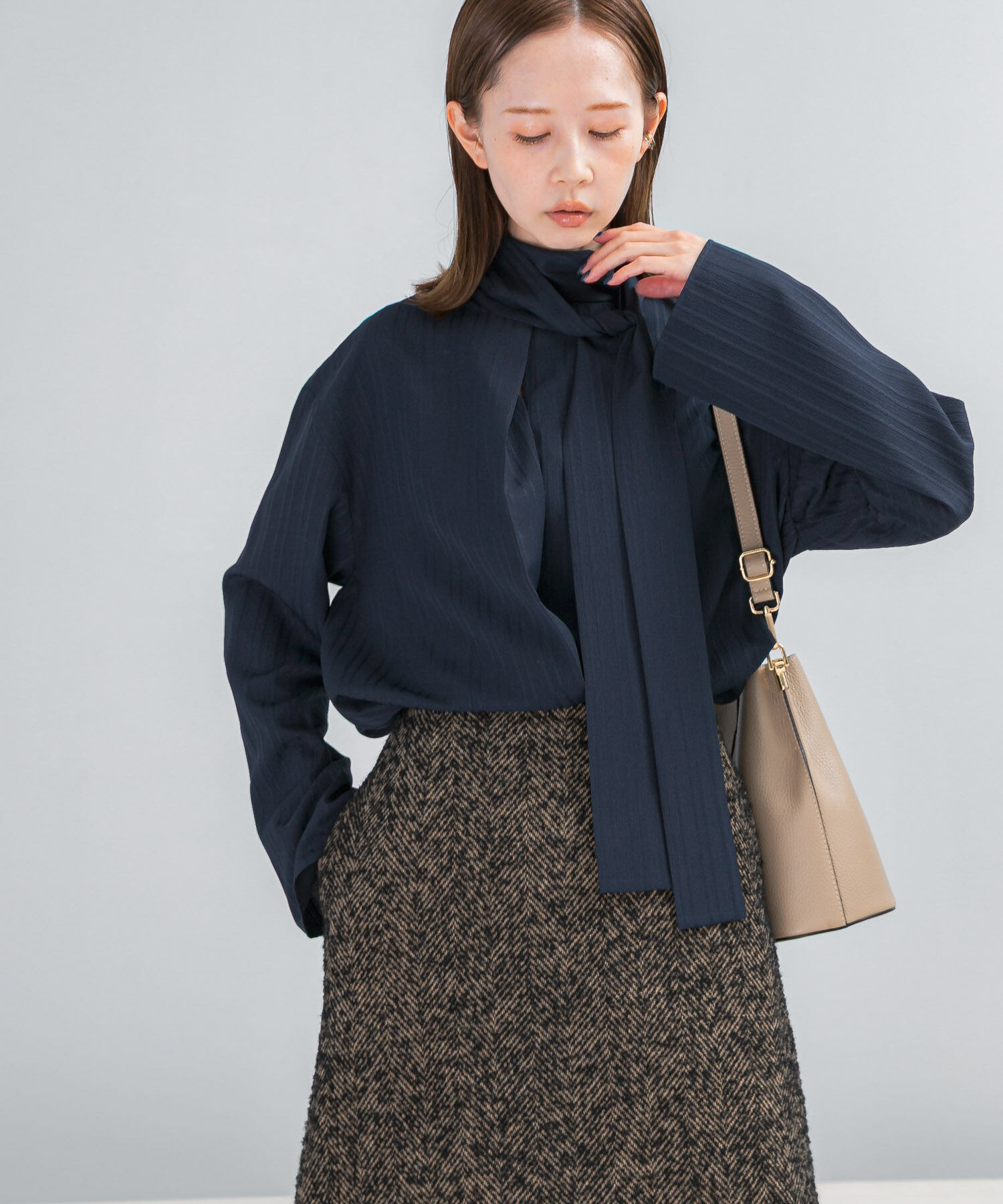 URBAN RESEARCH ROSSO「ボウタイブラウス」|シャツ・ブラウス|