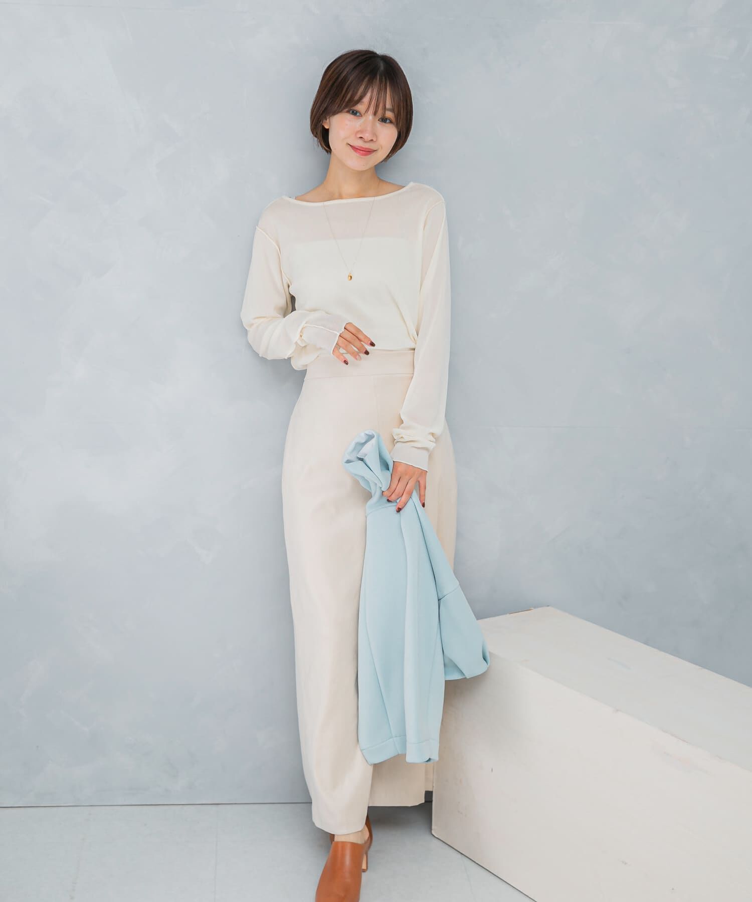 URBAN RESEARCH ROSSO「シアーベロアシームデザインプルオーバー」|Tシャツ・カットソー|